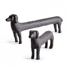 CONNLEY DOGS -      BLACK -     SET OF 2